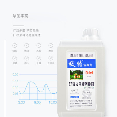 敌特宠物消毒液1000ml