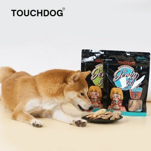 TOUCHDOG烘干鸡胸鸭胸肉干狗狗400g
