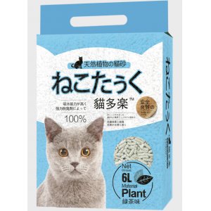 猫多乐天然植物猫砂原味6L