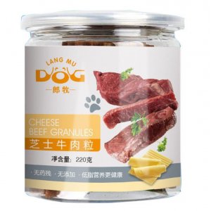 朗牧宠物零食芝士牛肉粒