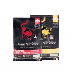HagenNutrience加拿大哈根纽翠斯黑钻无谷红肉鸡肉猫粮11磅