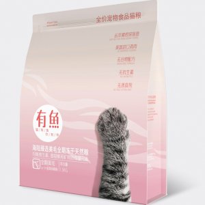 有鱼海陆臻选美毛全期 冻干天然粮猫咪1.5kg