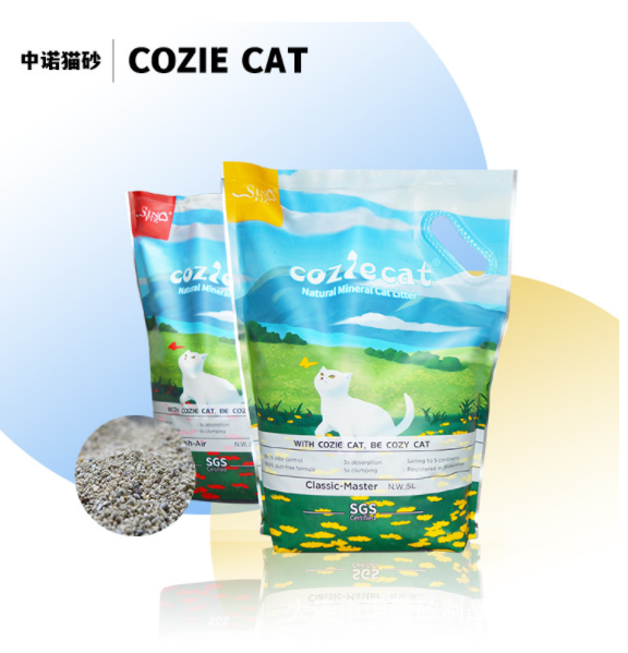 COZIE CAT膨润土猫砂破碎除臭低尘原味香味用量省大袋